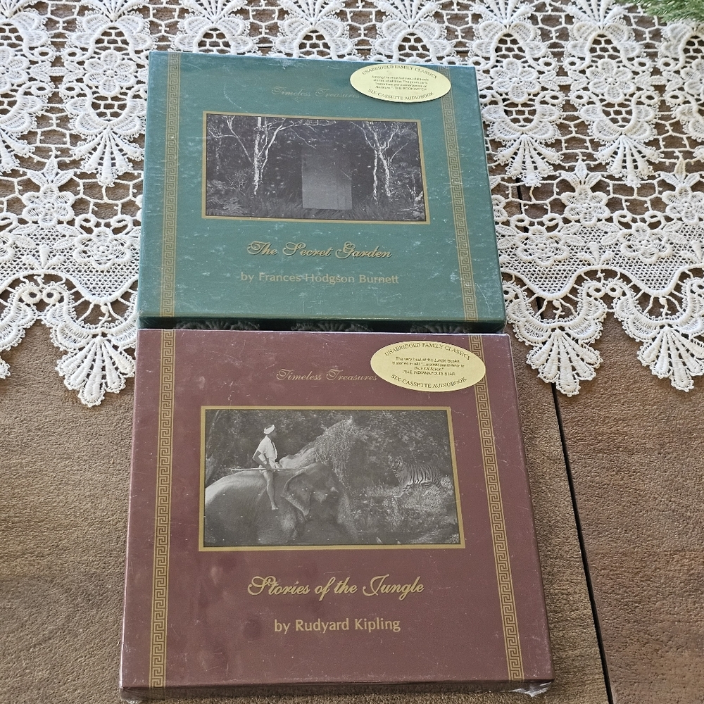 New Box Set Of Audio Books By Rudyard Kipling & Frances Hodgson Burnett